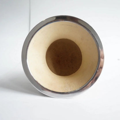 Cuia trabajada con Boquilla de Aluminio
