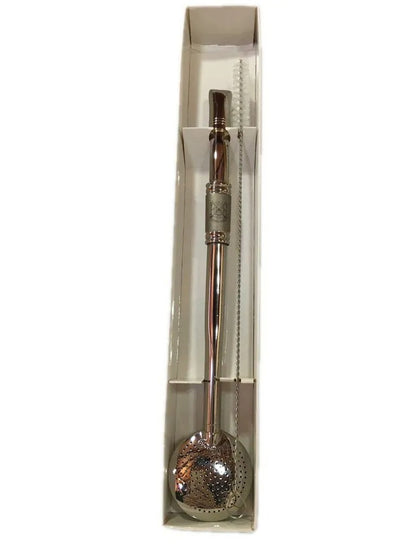 Kit de Mate: Mate de Porongo “Caballo de Pie” y Bombilla de Acero Inoxidable