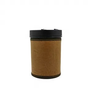 Kit de Mate Completo Caramelo con Bolso, Termo y Porta Yerba Sintético + Mate de Porongo