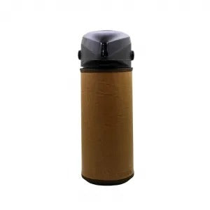 Kit de Mate Completo Caramelo con Bolso, Termo y Porta Yerba Sintético + Mate de Porongo