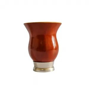 Kit de Mate Completo Caramelo con Bolso, Termo y Porta Yerba Sintético + Mate de Porongo